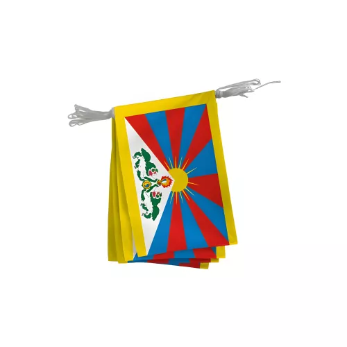 Guirlande Tibet en polyester 20 x 30 cm