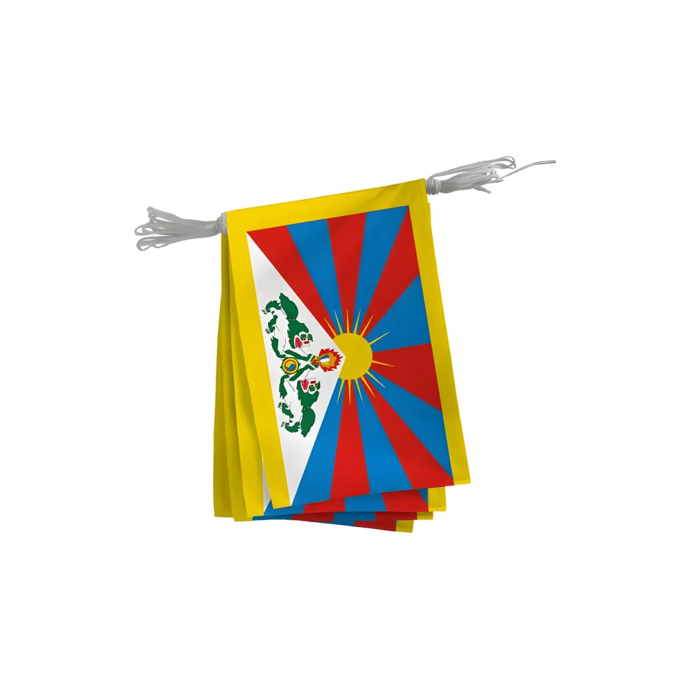 Guirlande Tibet en polyester 20 x 30 cm
