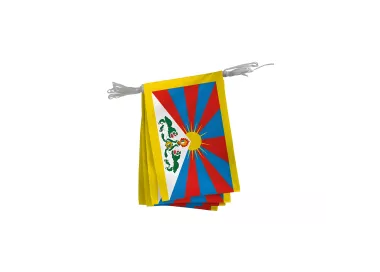 Guirlande Tibet en polyester 20 x 30 cm