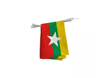 Guirlande Myanmar en maille polyester 20 x 30 cm