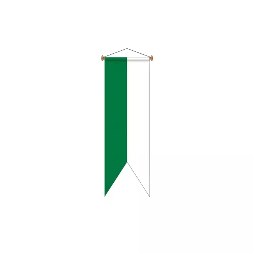 Oriflamme Saxe en polyester avec traverse bois