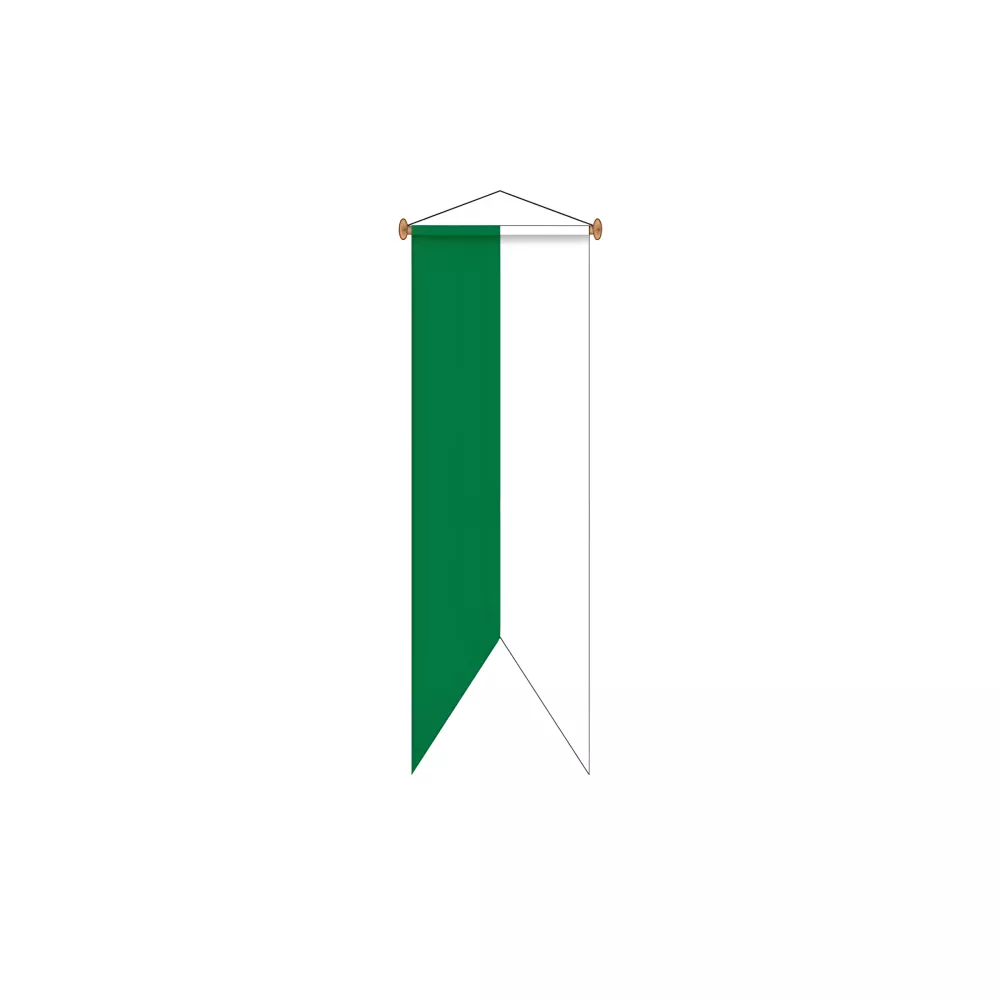 Oriflamme Saxe en polyester avec traverse bois