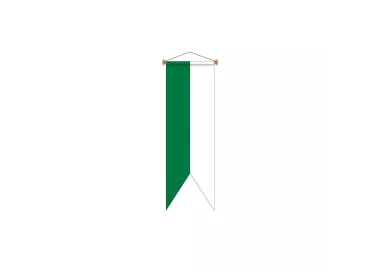 Oriflamme Saxe en polyester avec traverse bois