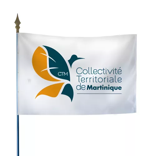 Drapeau Collectivité Territoriale de Martinique en polyester