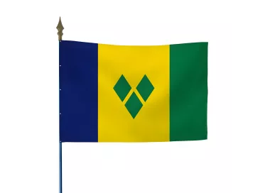 Drapeau Saint Vincent et les Grenadines en polyester