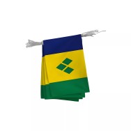 Guirlande Saint-Vincent-et-les-Grenadines en maille polyester 20 x 30 cm