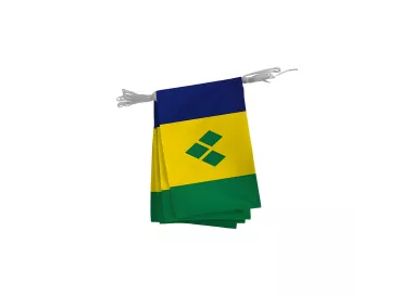 Guirlande Saint-Vincent-et-les-Grenadines en maille polyester 20 x 30 cm