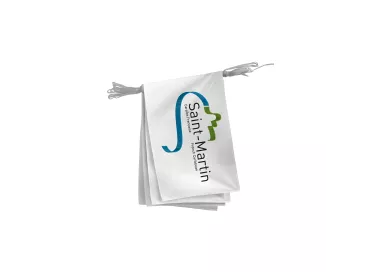 Guirlande Saint-Martin en maille polyester 20 x 30 cm