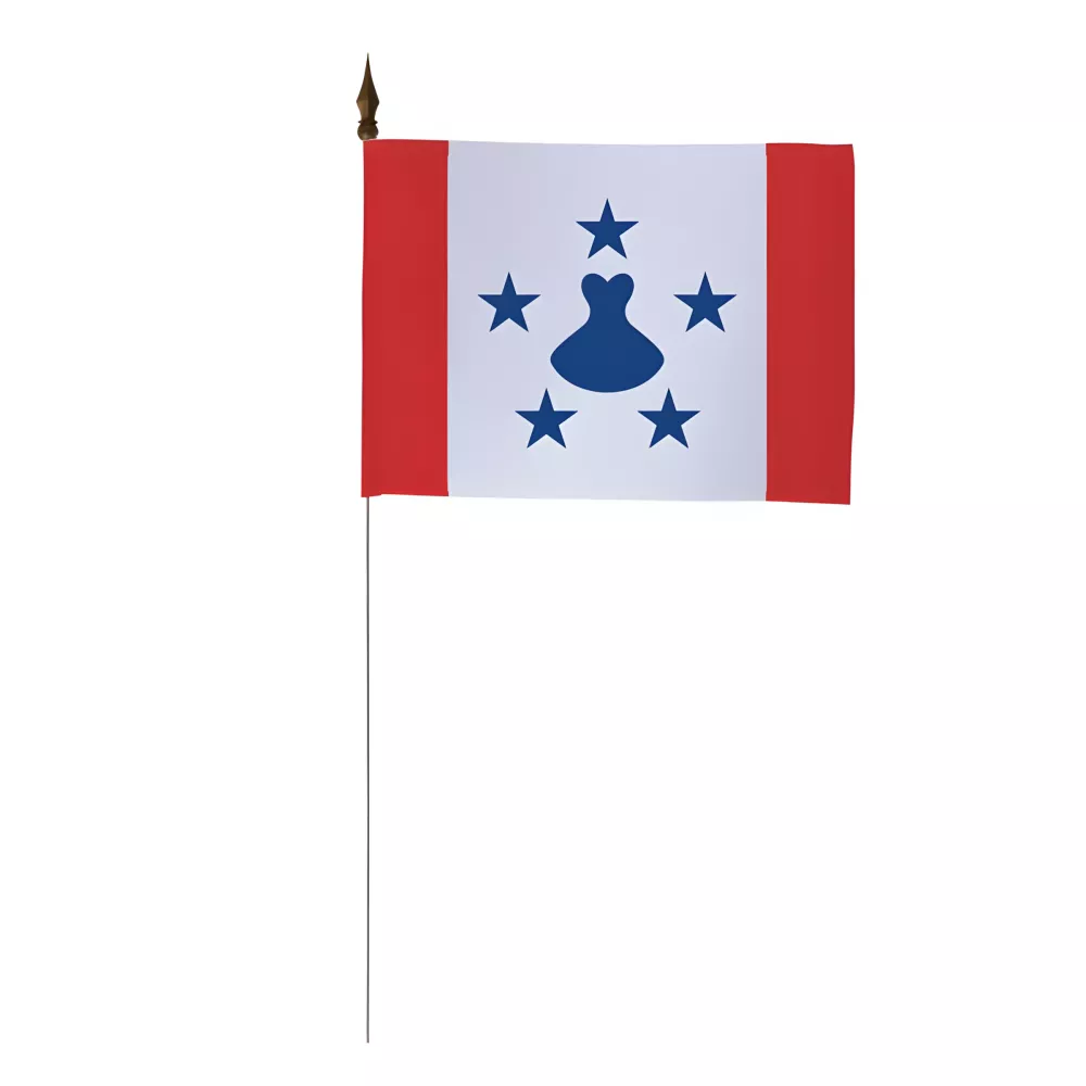 Drapeau de table Australes 10 x 15 cm polyester