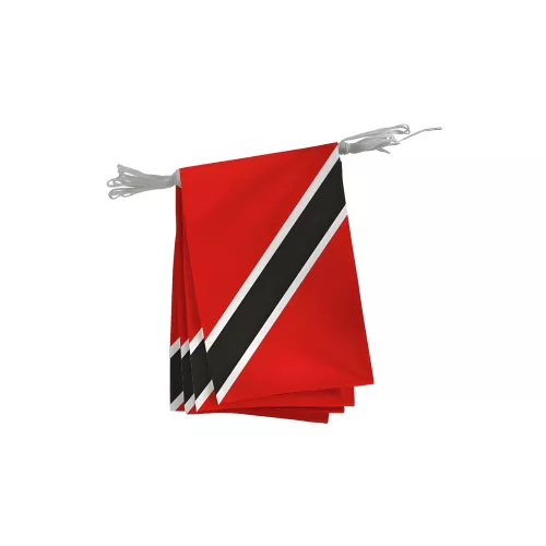 Guirlande Trinité-et-Tobago en maille polyester 20 x 30 cm
