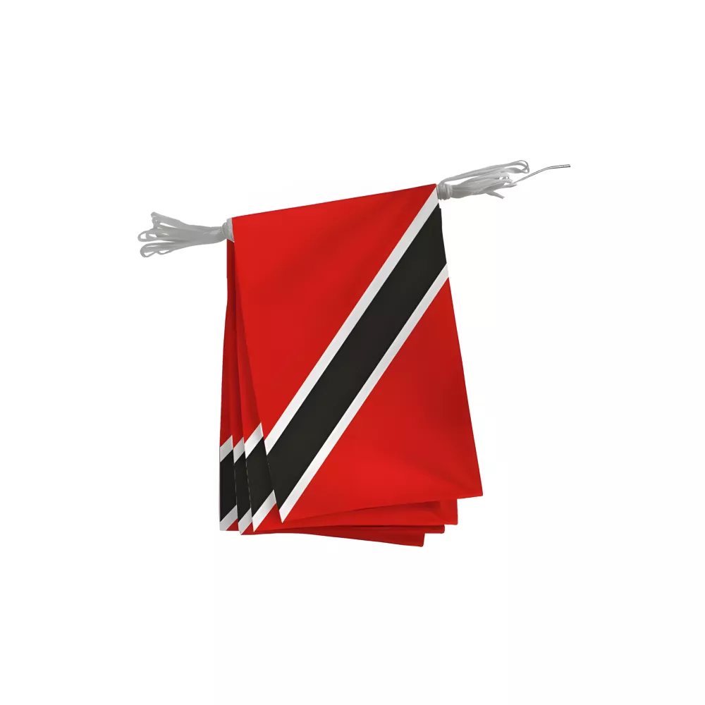Guirlande Trinité-et-Tobago en maille polyester 20 x 30 cm