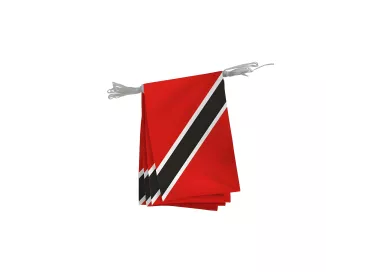 Guirlande Trinité-et-Tobago en maille polyester 20 x 30 cm