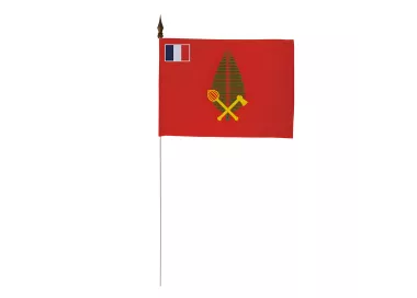 Drapeau de table Alo 10 x 15 cm sur socle bois