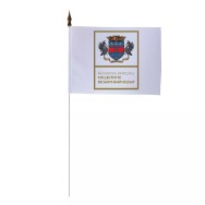 Drapeau de table Saint-Barthélemy 10 x 15 cm polyester