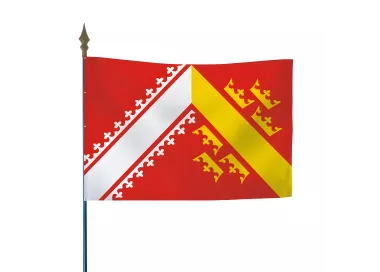 Drapeau province Alsace en maille polyester 115g/m²