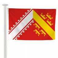 Pavillon province Alsace pour mât extérieur