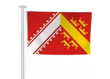 Pavillon province Alsace pour mât extérieur