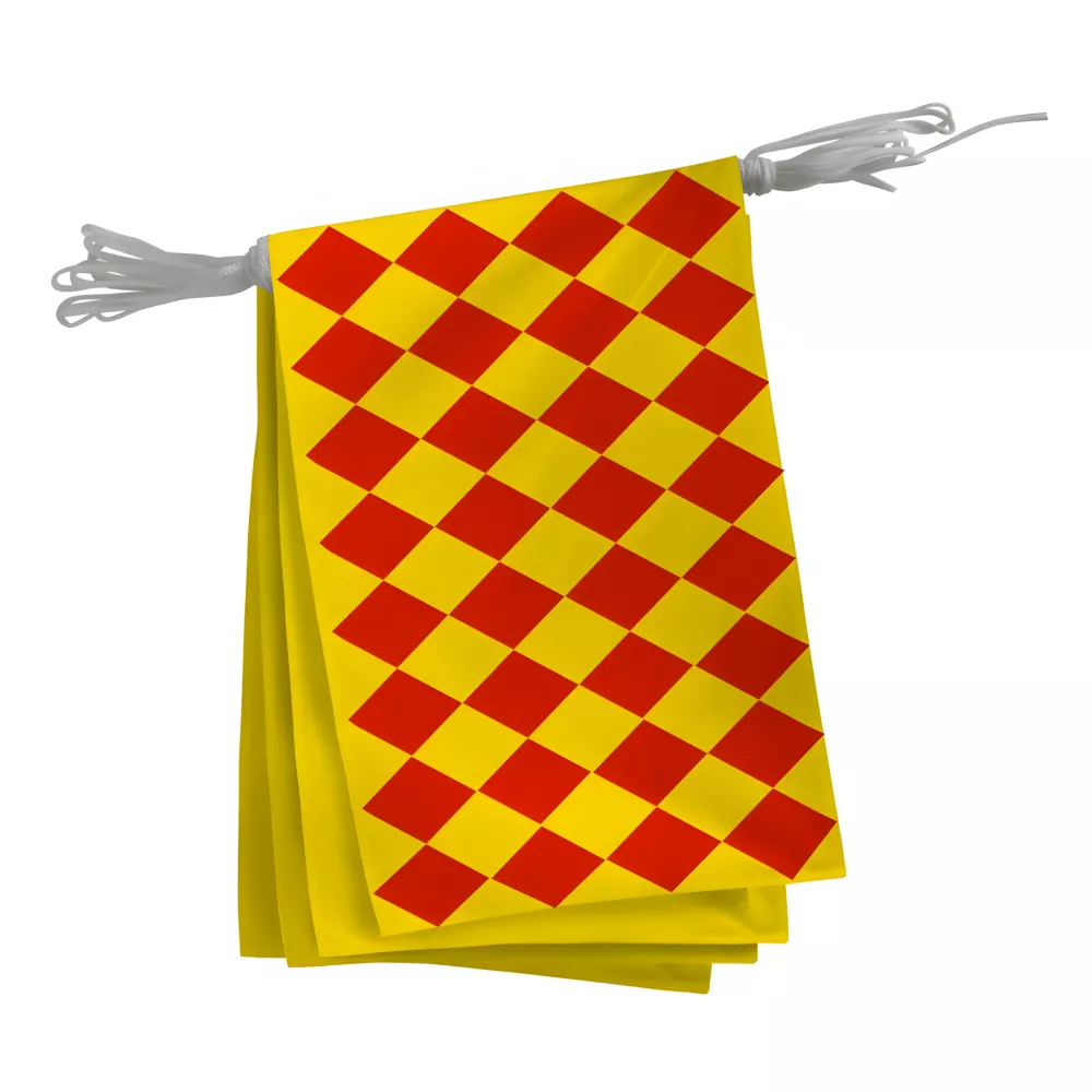 Guirlande province Angoumois en maille polyester 20x30 cm Guirlande province Angoumois en maille polyester 20x30 cm