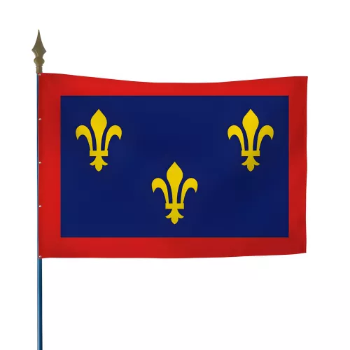 Drapeau province Anjou en maille polyester