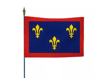 Drapeau province Anjou en maille polyester