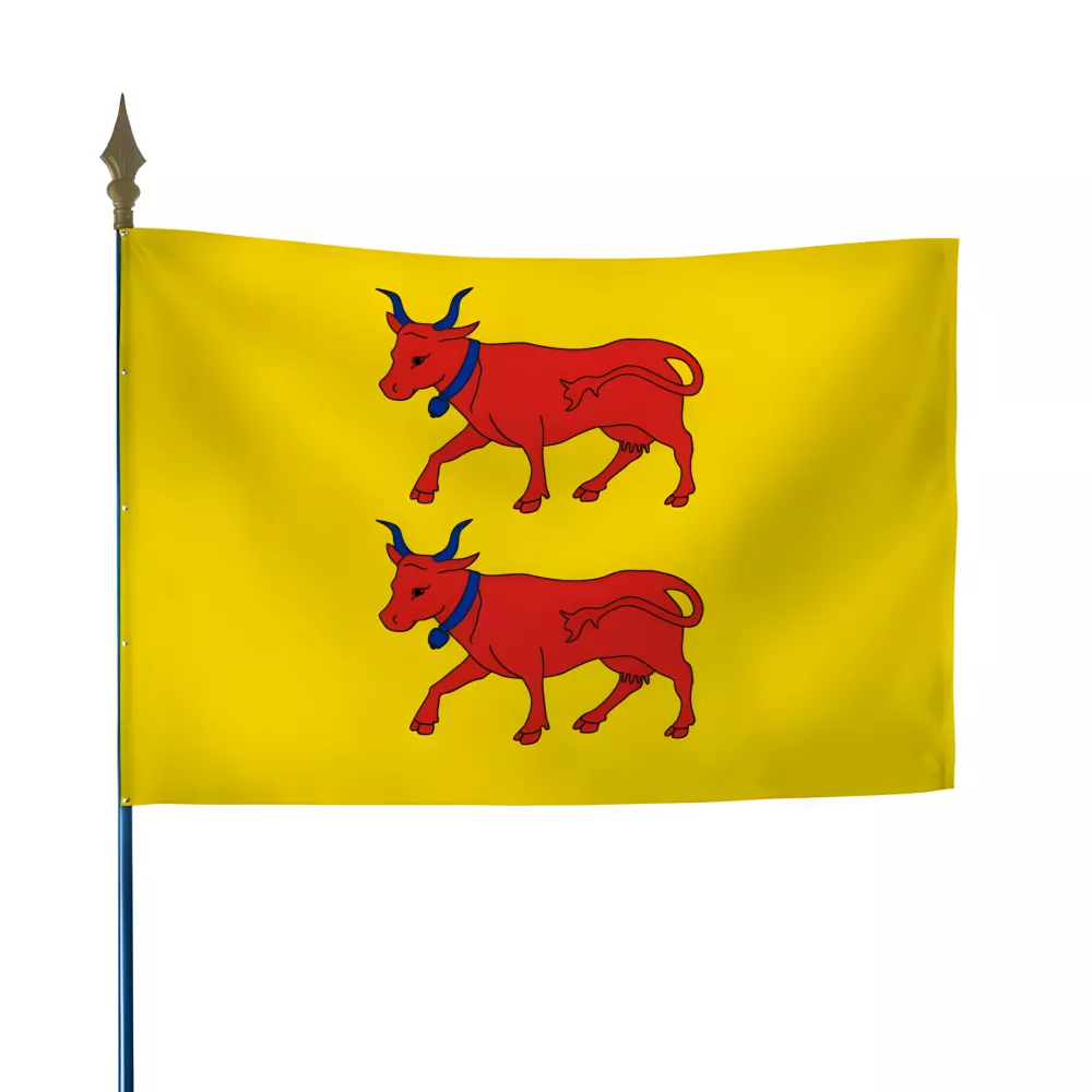Drapeau province Béarn en maille polyester Drapeau province Béarn en maille polyester