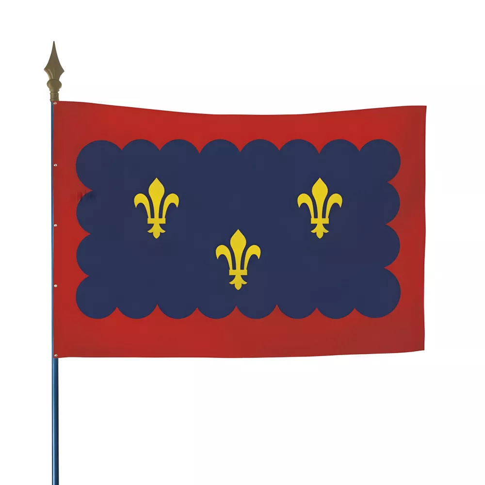 Drapeau province Berry en maille polyester Drapeau province Berry en maille polyester