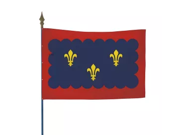 Drapeau province Berry en maille polyester