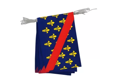 Guirlande province Bourbonnais en maille polyester 20x30 cm