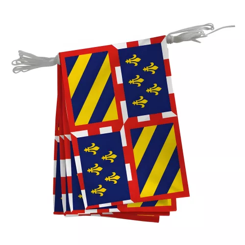 Guirlande province Bourgogne en maille polyester