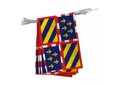 Guirlande province Bourgogne en maille polyester