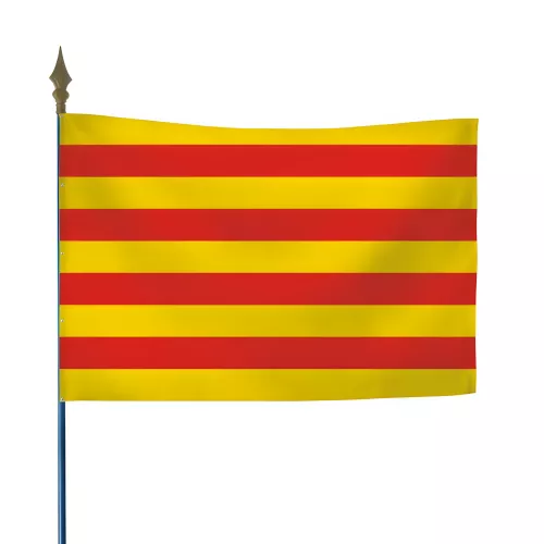 Drapeau province Catalan en maille polyester