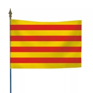Drapeau province Catalan en maille polyester