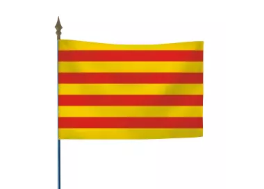 Drapeau province Catalan en maille polyester