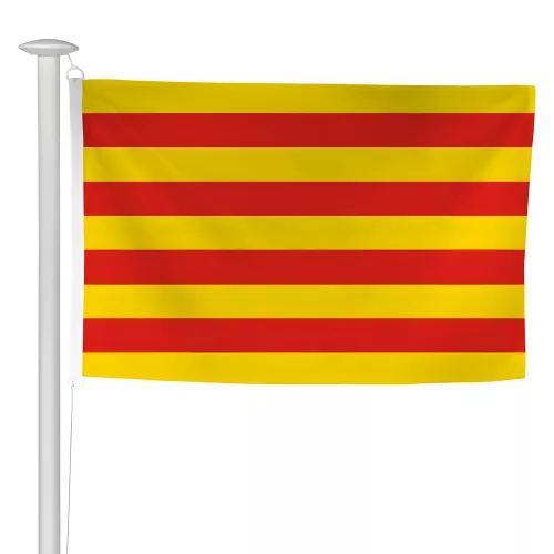 Pavillon province Catalan en maille polyester 115 g/m²