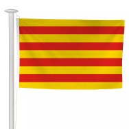 Pavillon province Catalan en maille polyester 115 g/m²