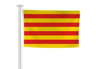 Pavillon province Catalan en maille polyester 115 g/m²