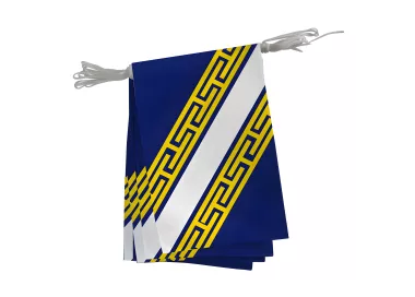 Guirlande province Champagne en polyester 20 x 30 cm
