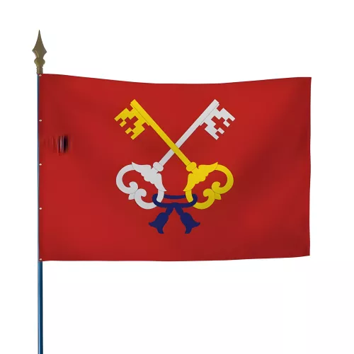 Drapeau province Comtat-Venaissin en maille polyester
