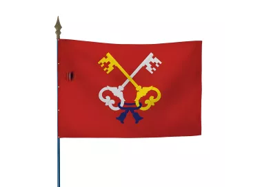 Drapeau province Comtat-Venaissin en maille polyester