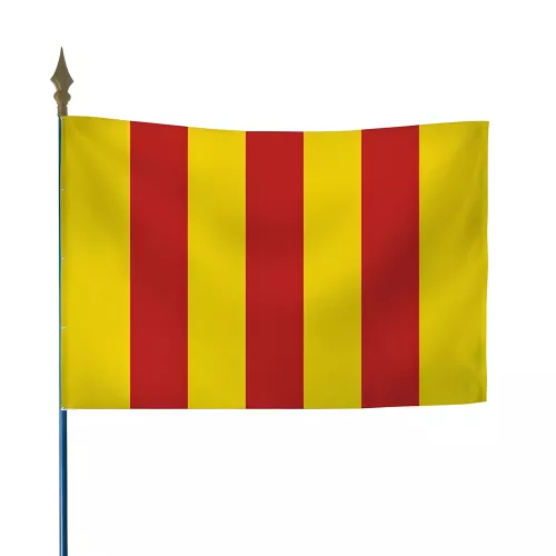 Drapeau province Comté de Foix en polyester
