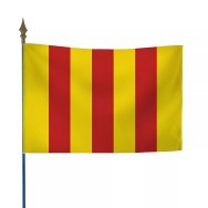 Drapeau province Comté de Foix en polyester