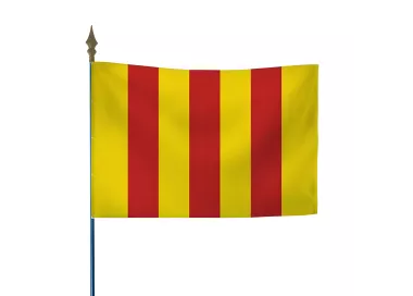 Drapeau province Comté de Foix en polyester