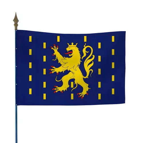 Drapeau province Franche-Comté en maille polyester