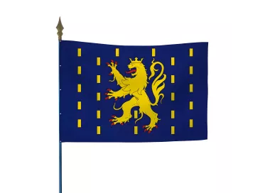 Drapeau province Franche-Comté en maille polyester