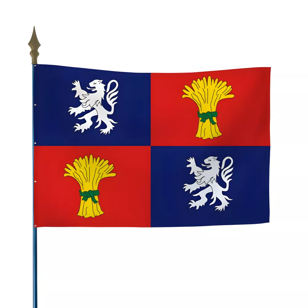 Drapeau province Gascogne sur hampe polyester Drapeau province Gascogne sur hampe polyester