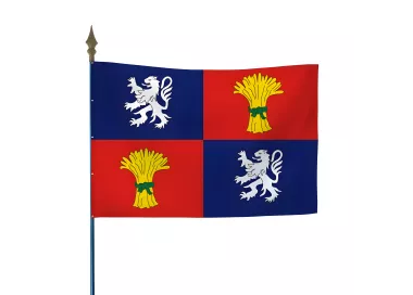 Drapeau province Gascogne sur hampe polyester