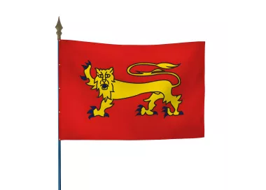 Drapeau Province Guyenne en maille polyester