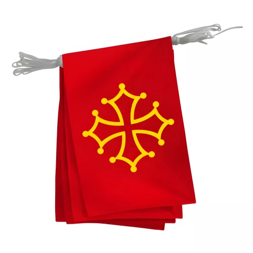 Guirlande province Languedoc en polyester 20x30 cm