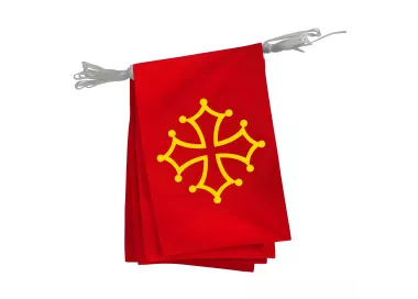 Guirlande province Languedoc en polyester 20x30 cm