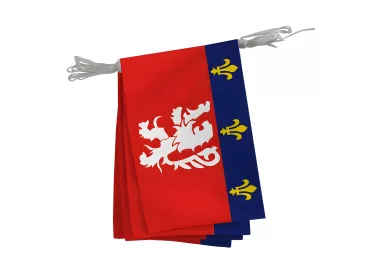 Guirlande province Lyonnais en polyester 20x30 cm